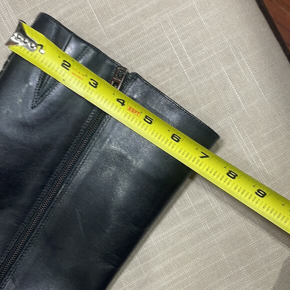 Coach Nickie Boots Black Size 7B Soft Shine Calf - Picture 8 of 15